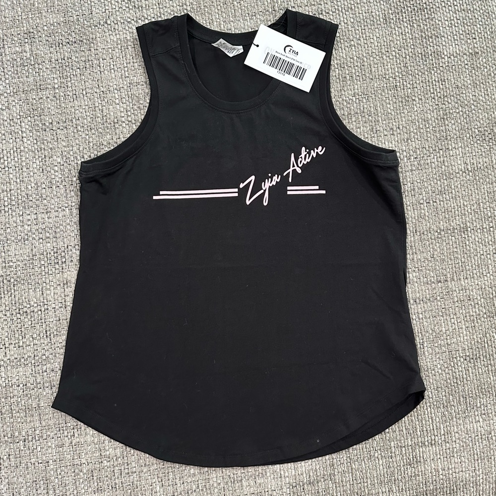 Zyia Black South Beach ZYIA tank - size s (NWTs)